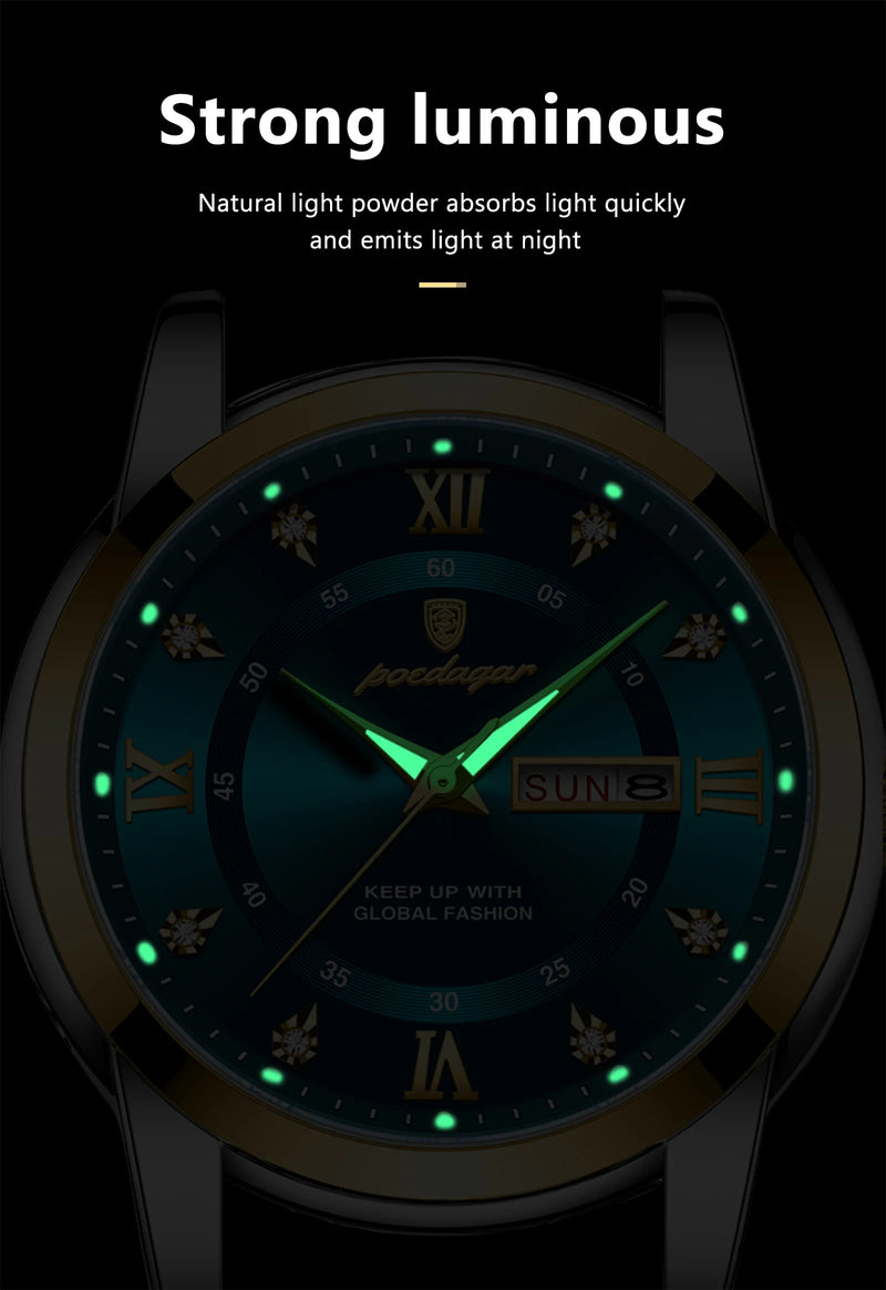 POEDAGAR - Relógio Masculino de Luxo